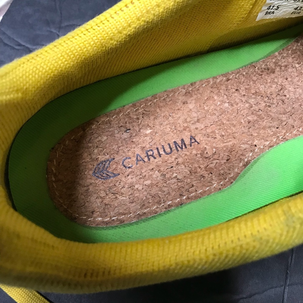 CARIUMA Ibi Sun Yellow Low Knit Sneakers Unisex Size 10.5(men) and 12(women) - Picture 9 of 12